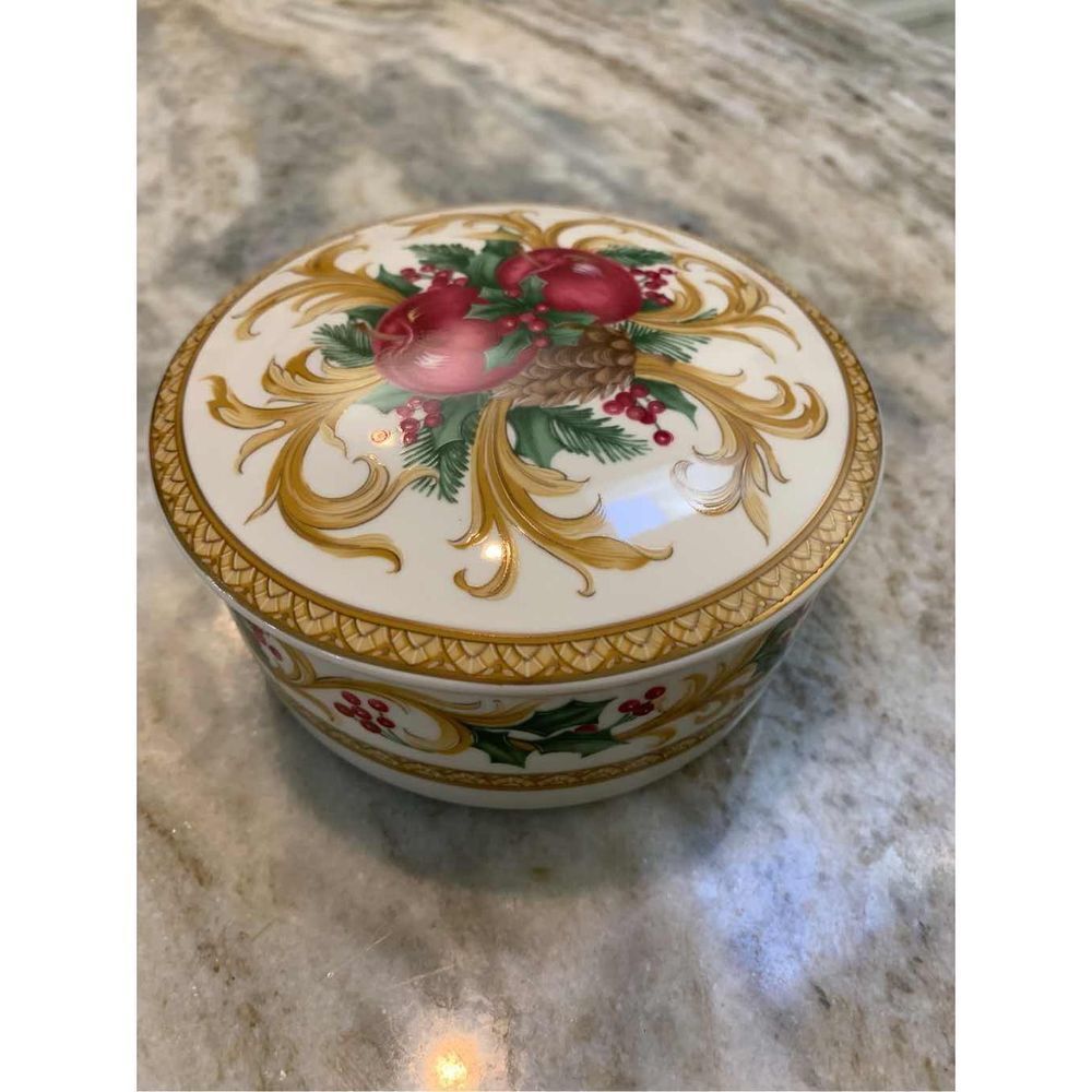 Mikasa Holiday Orchard Candy Dish